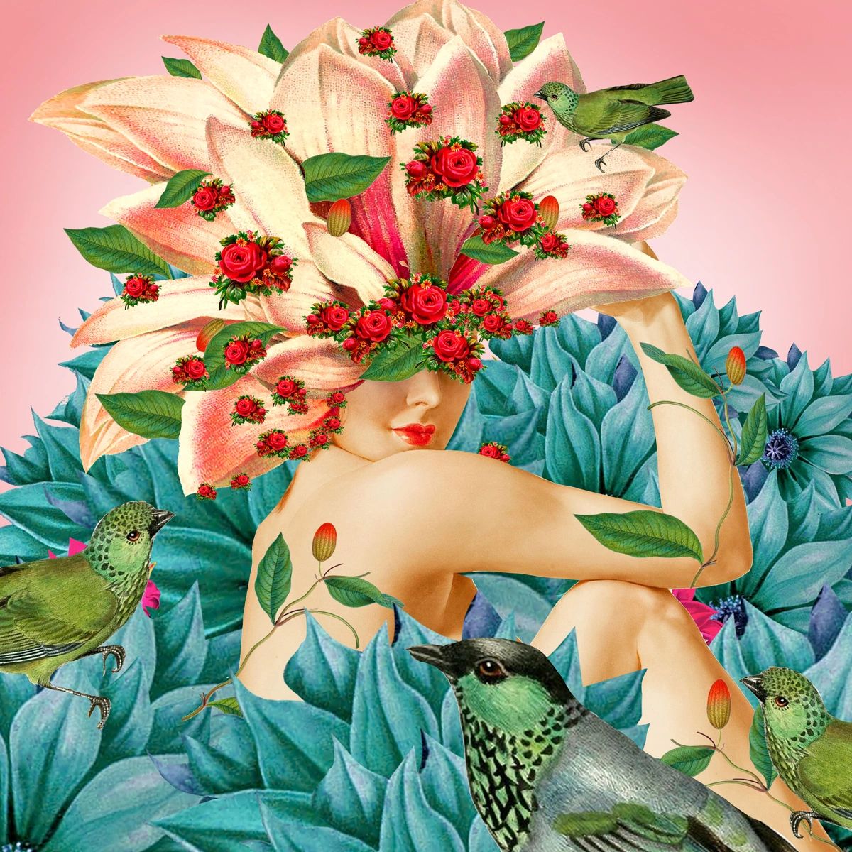 David Krovblit - Flower Brain - "Truth", 2023 (Painting) - Ethos Arts Inc.