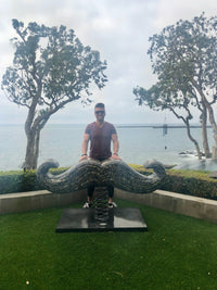 Dakota Pratt - Mustache (sculpture) - Ethos Arts Inc.