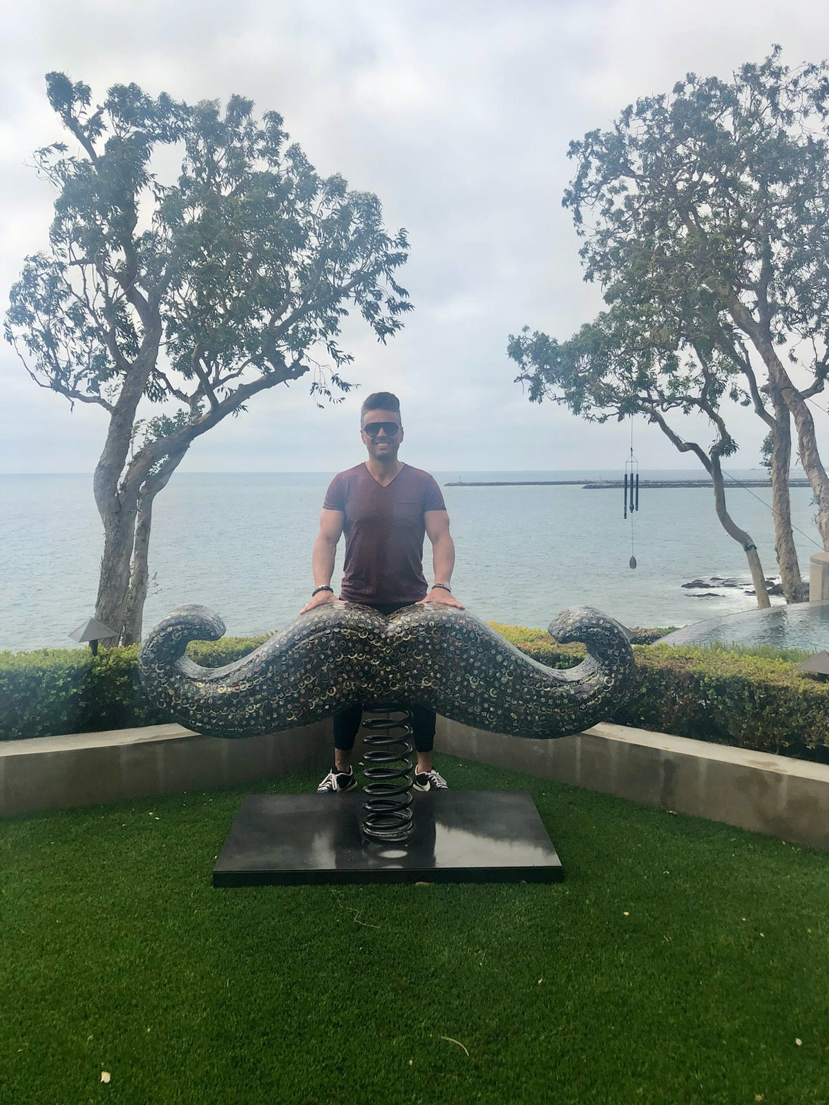 Dakota Pratt - Mustache (sculpture) - Ethos Arts Inc.