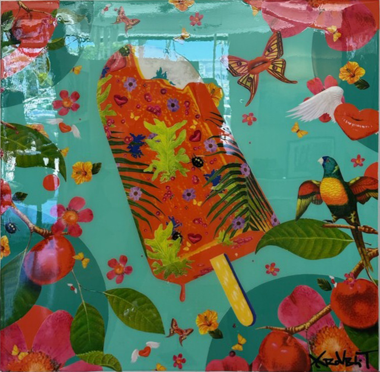 David Krovblit - Popsicle(Custom 1/1 Embellished) () - Ethos Arts Inc.
