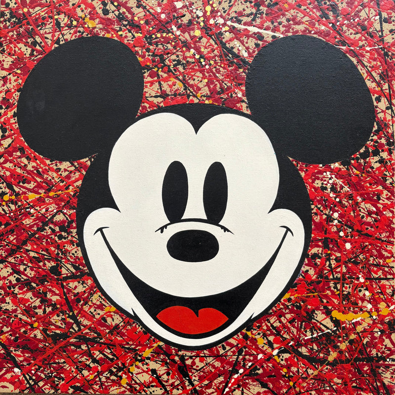 Pitch Black - Action Mouse, 2025 (Painting) - Ethos Arts Inc.