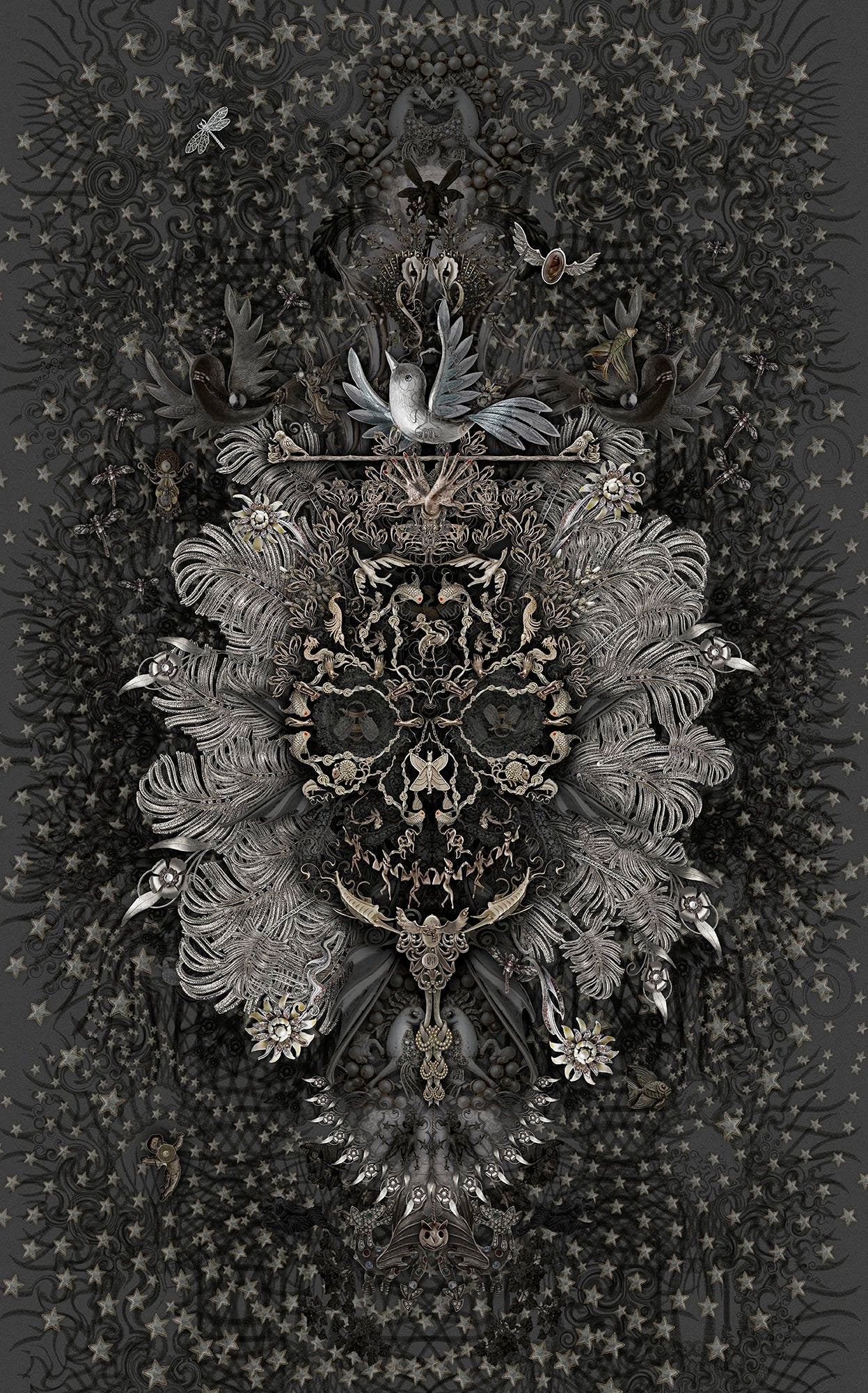JT Burke- Beautiful Mask VII, 2015 (Digital Print) - Ethos Arts Inc.