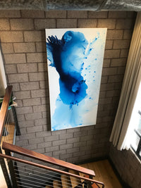 Clara Berta - Into the Blue (Painting) - Ethos Arts Inc.