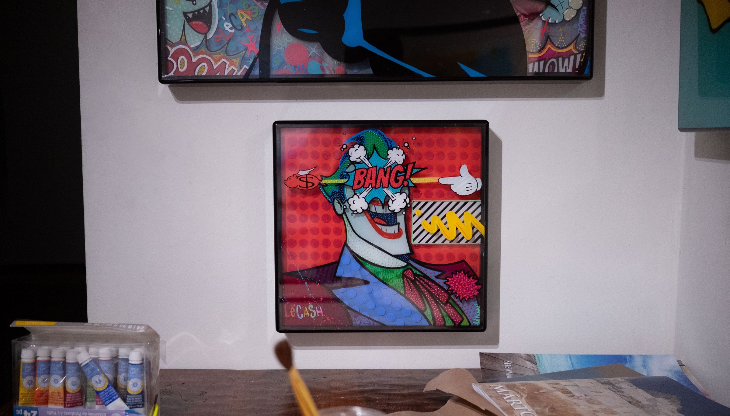 LéCash - Bad Joke, 2023 (Painting) - Ethos Arts Inc.