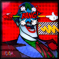 LéCash - Bad Joke, 2023 (Painting) - Ethos Arts Inc.