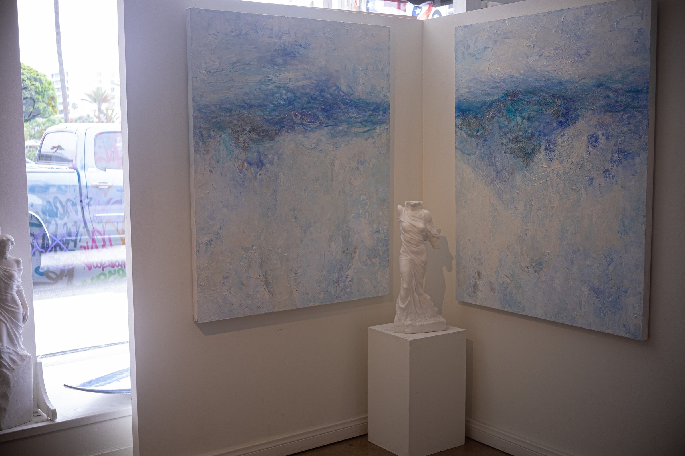 Georgeana Ireland - Ocean Mist I (Painting) - Ethos Arts Inc.
