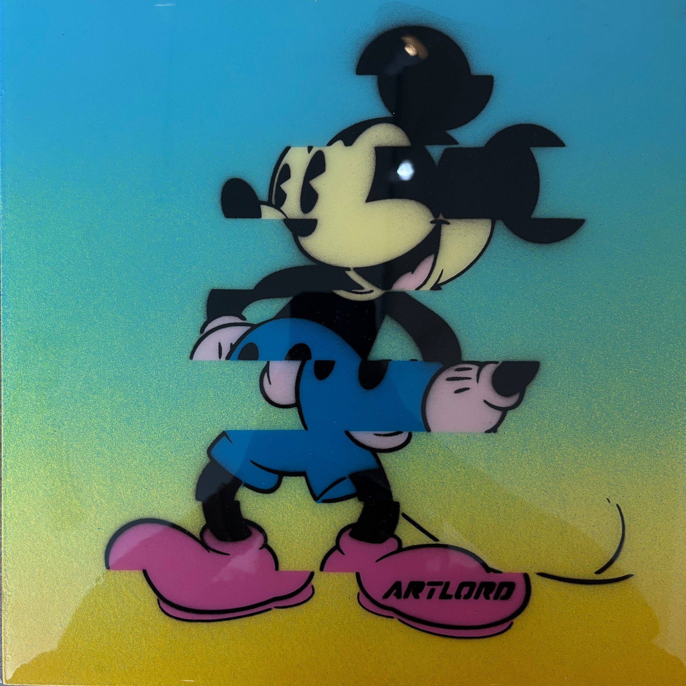 Artlord - Glitch Mickey, 2025400.00 (Painting) - Ethos Arts Inc.