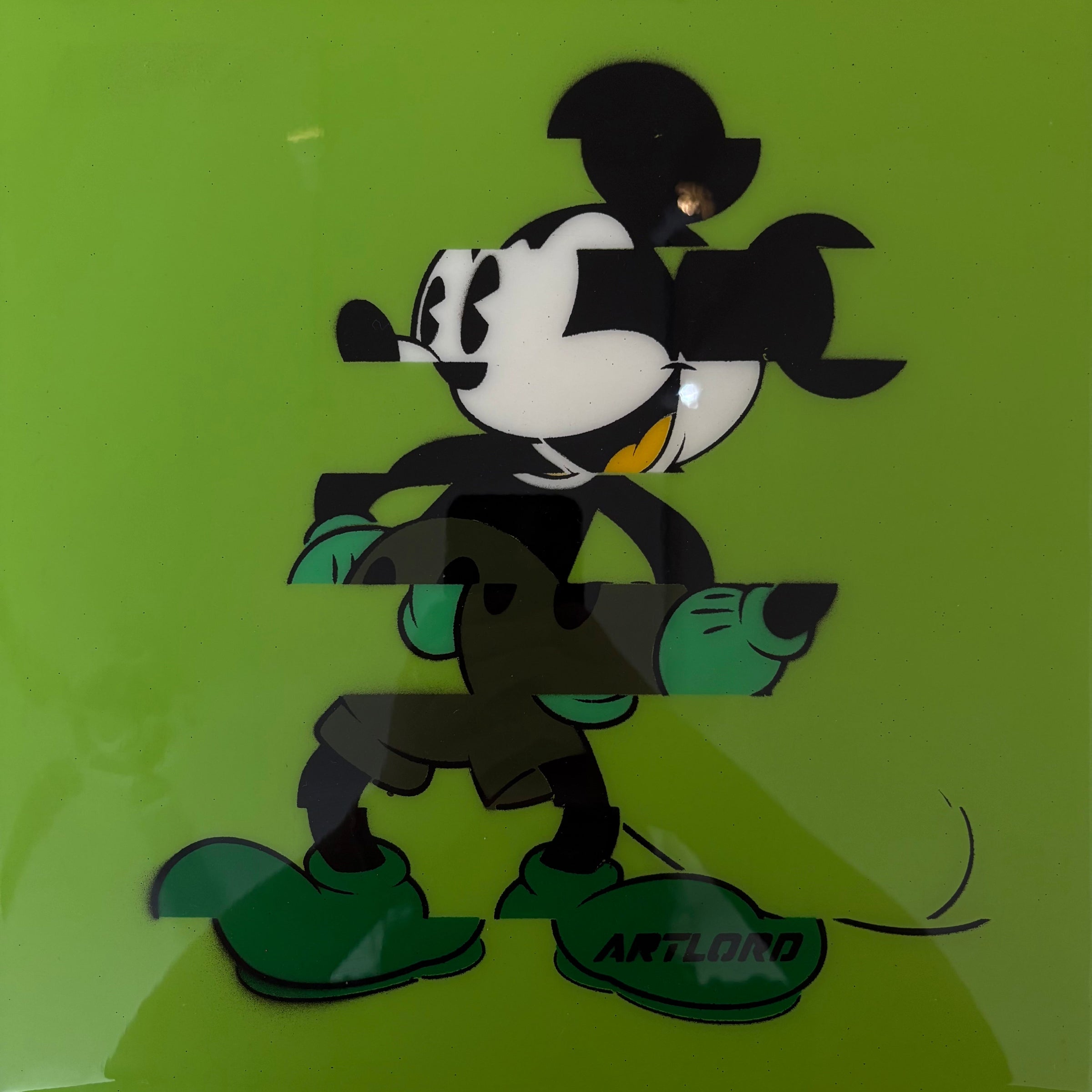 Artlord - Glitch Mickey, 2025400.00 (Painting) - Ethos Arts Inc.