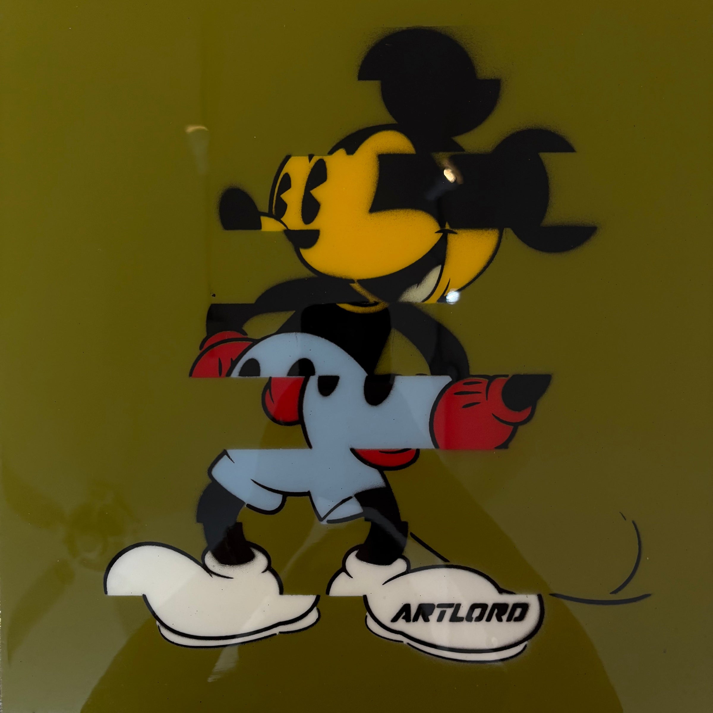 Artlord - Glitch Mickey, 2025400.00 (Painting) - Ethos Arts Inc.