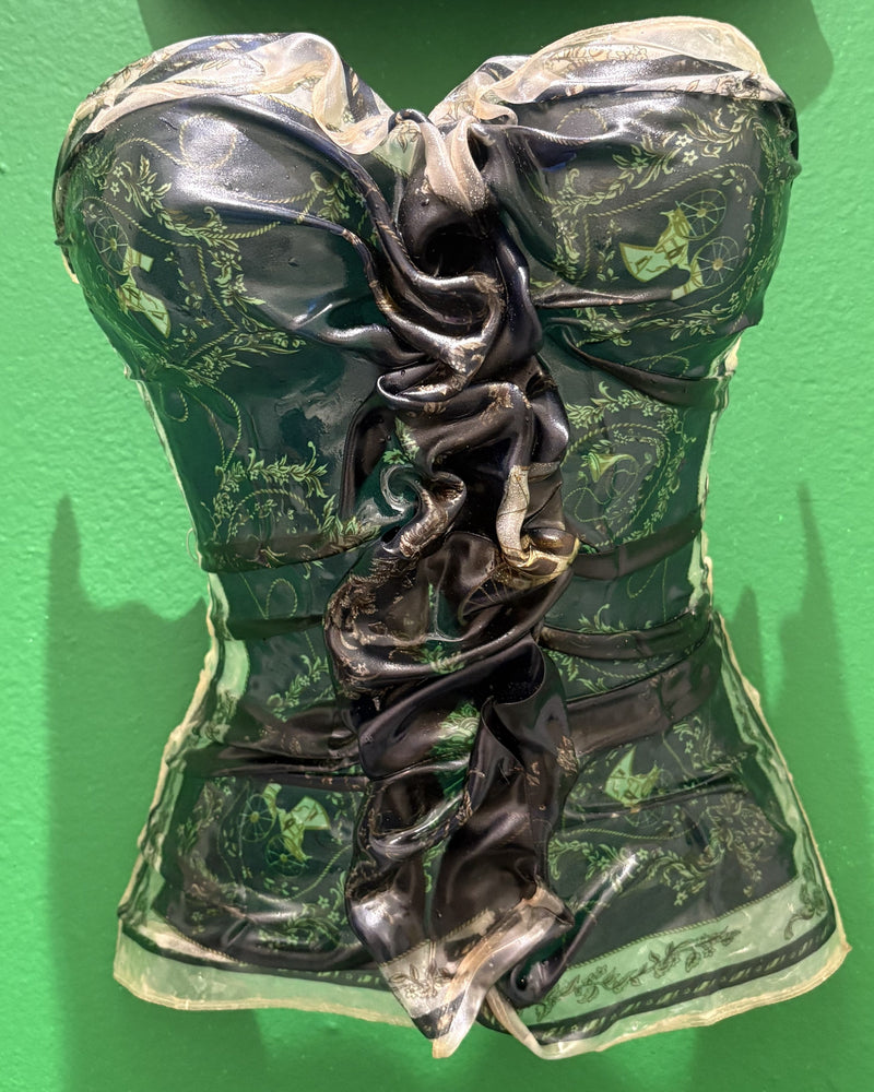 Mercedes Brunelli - Green Corset, 2025 (Sculpture) - Ethos Arts Inc.