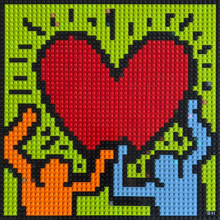 Brian Hanna - Heavy Heart, 2025 (Wall sculpture) - Ethos Arts Inc.