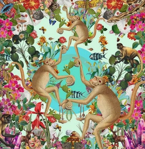 David Krovblit - Monkeys Climbing a Ladder, 2023 () - Ethos Arts Inc.
