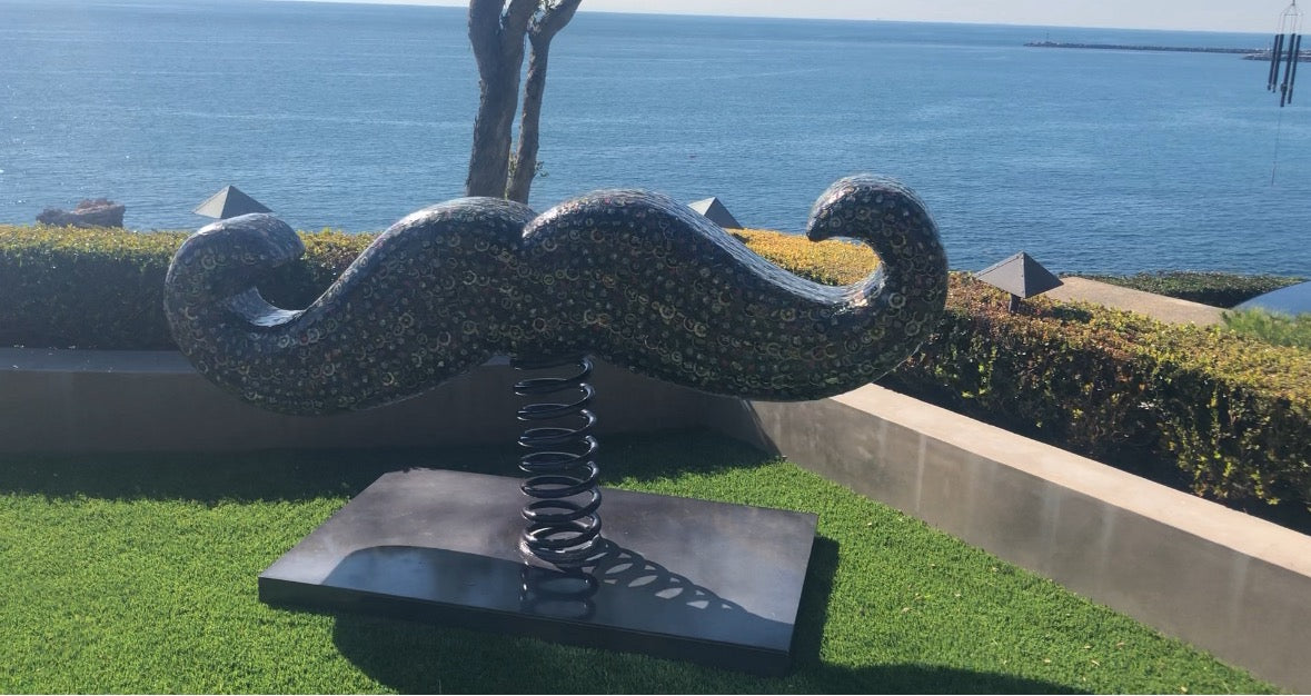 Dakota Pratt - Mustache (sculpture) - Ethos Arts Inc.