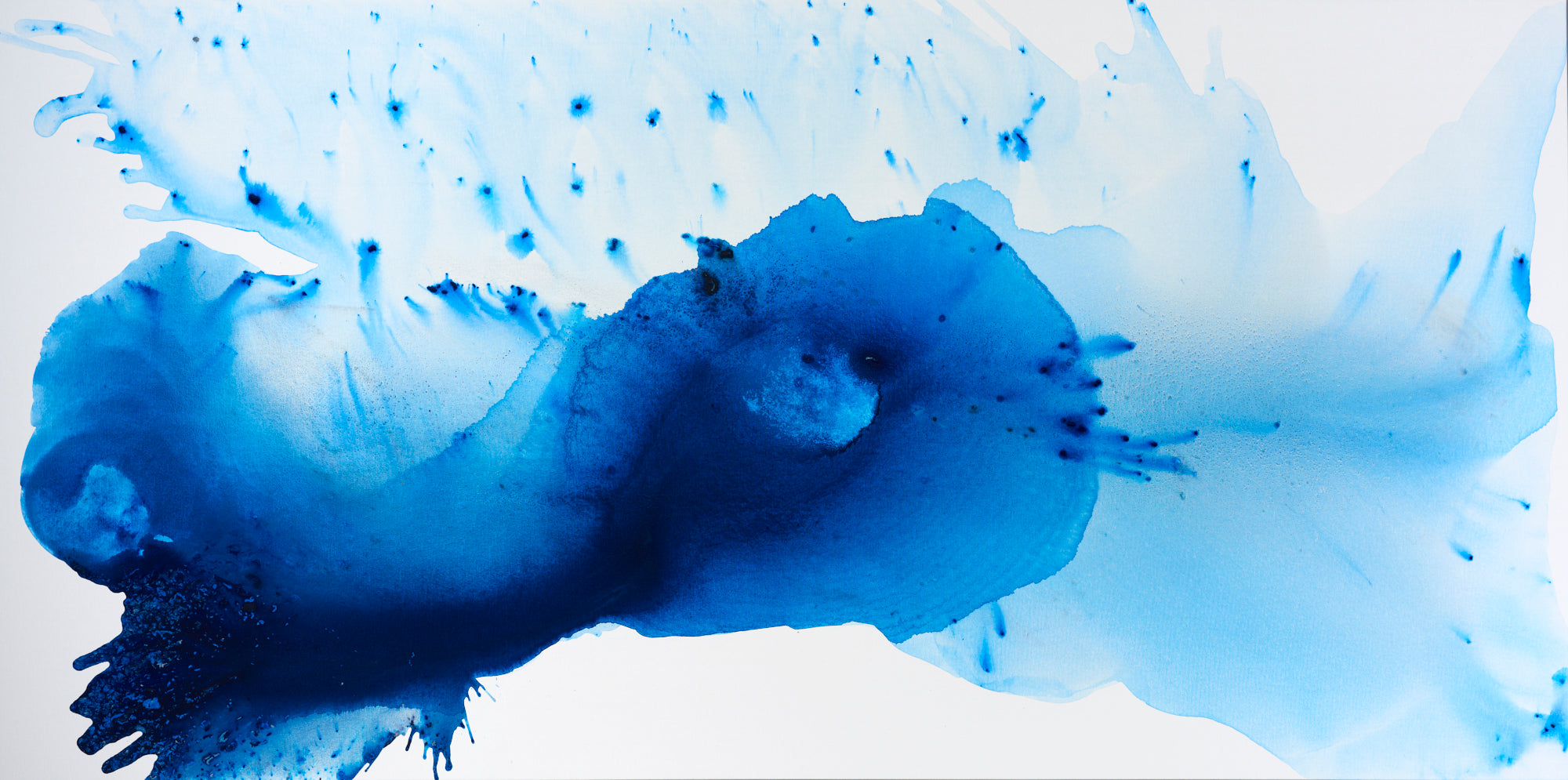 Clara Berta - Into the Blue (Painting) - Ethos Arts Inc.