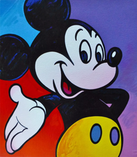 Peter Max - Disney Characters, 1995 (Painting) - Ethos Arts Inc.