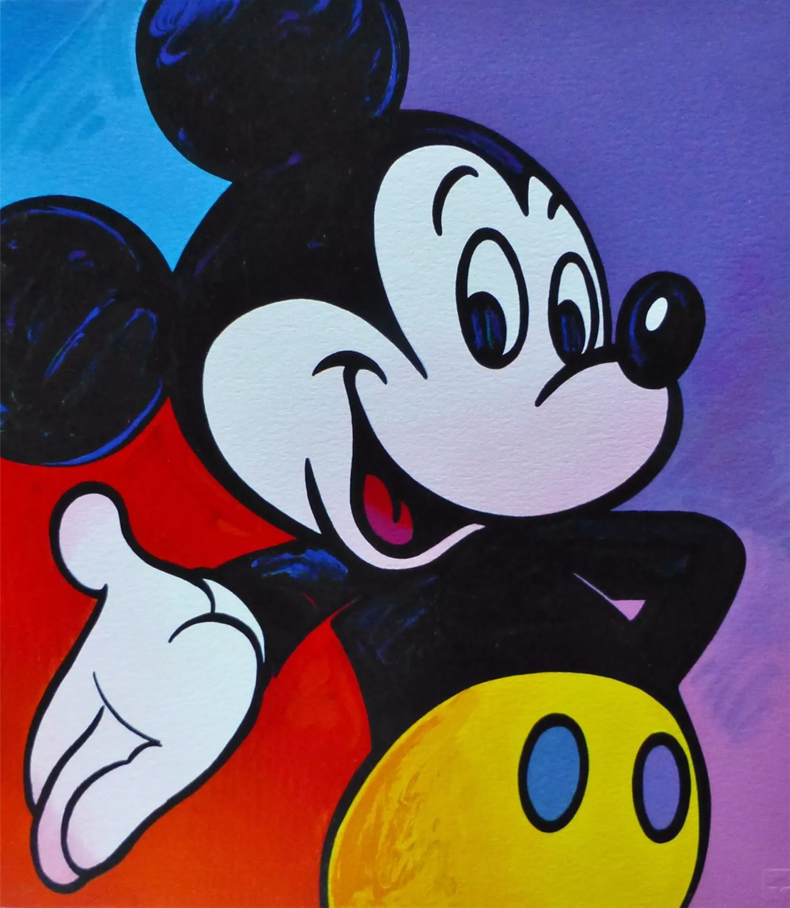 Peter Max - Disney Characters, 1995 (Painting) - Ethos Arts Inc.