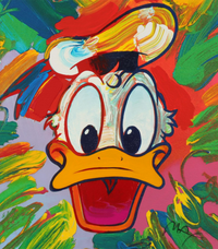 Peter Max - Disney Characters, 1995 (Painting) - Ethos Arts Inc.