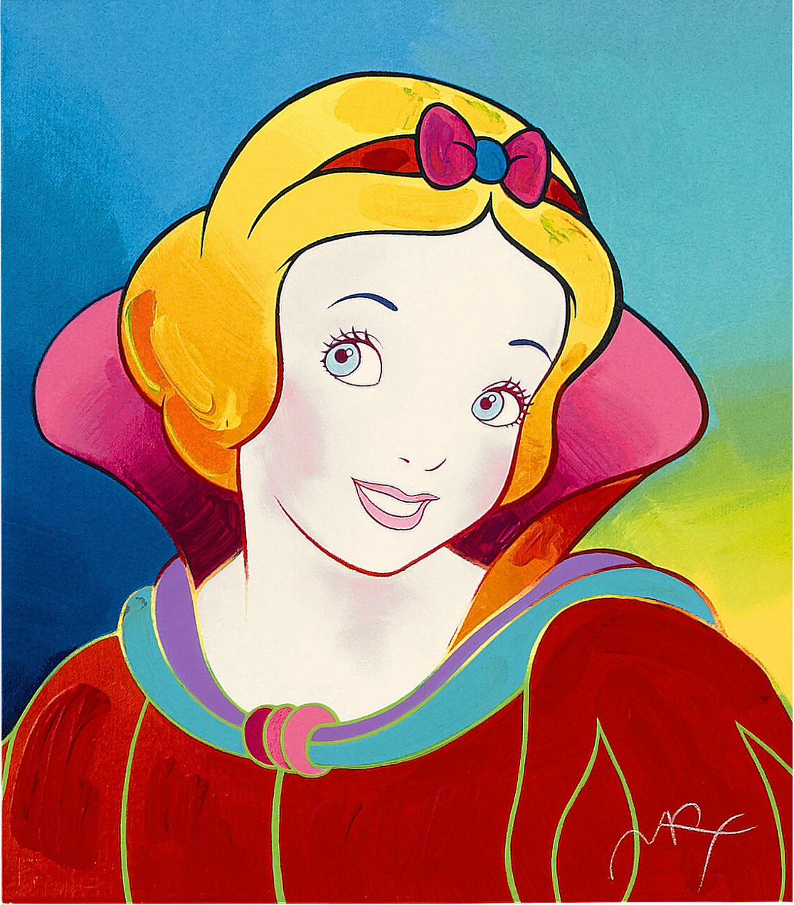 Peter Max - Disney Characters, 1995 (Painting) - Ethos Arts Inc.