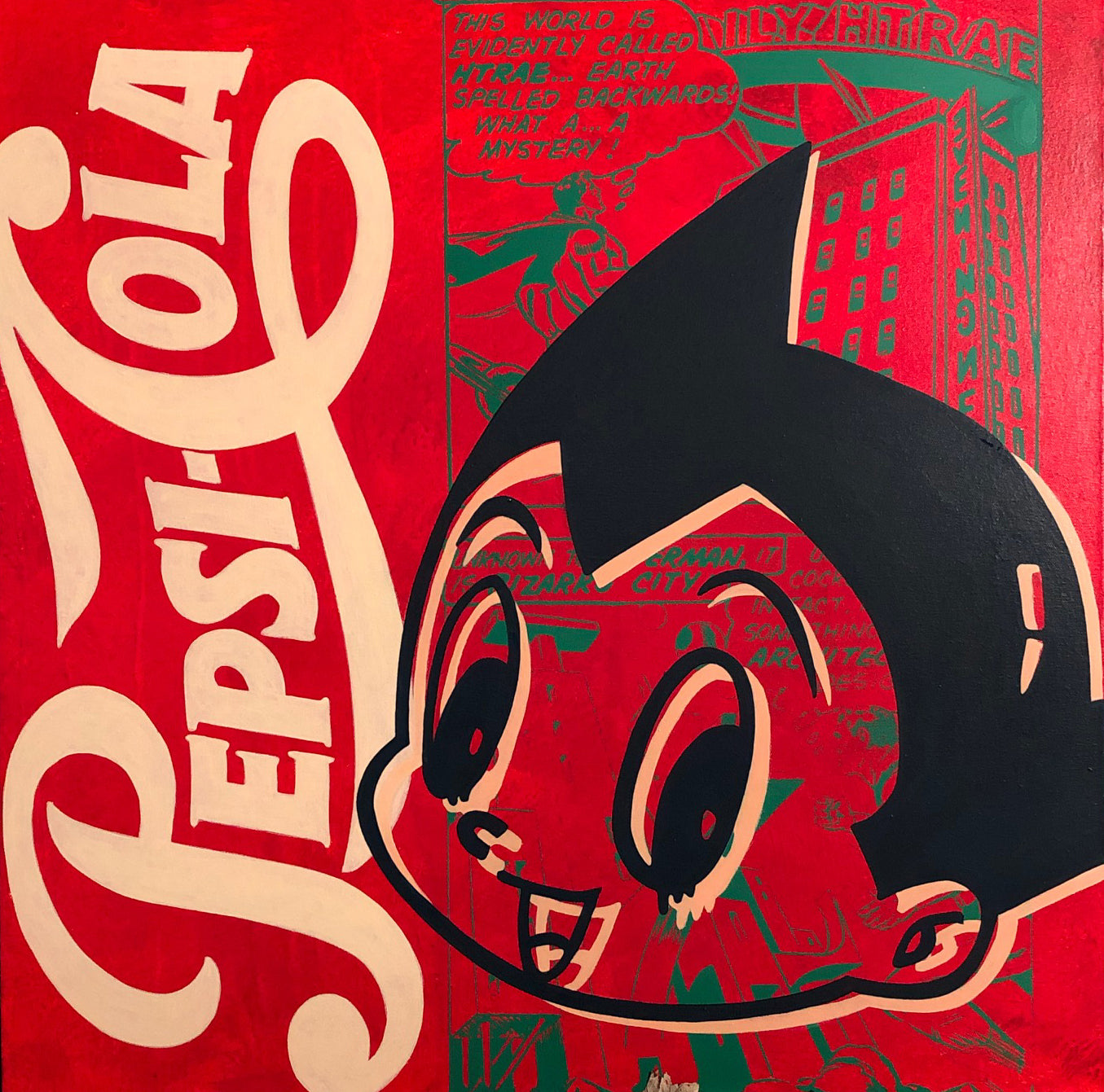 Pitch Black - Pop Star (Painting) - Ethos Arts Inc.