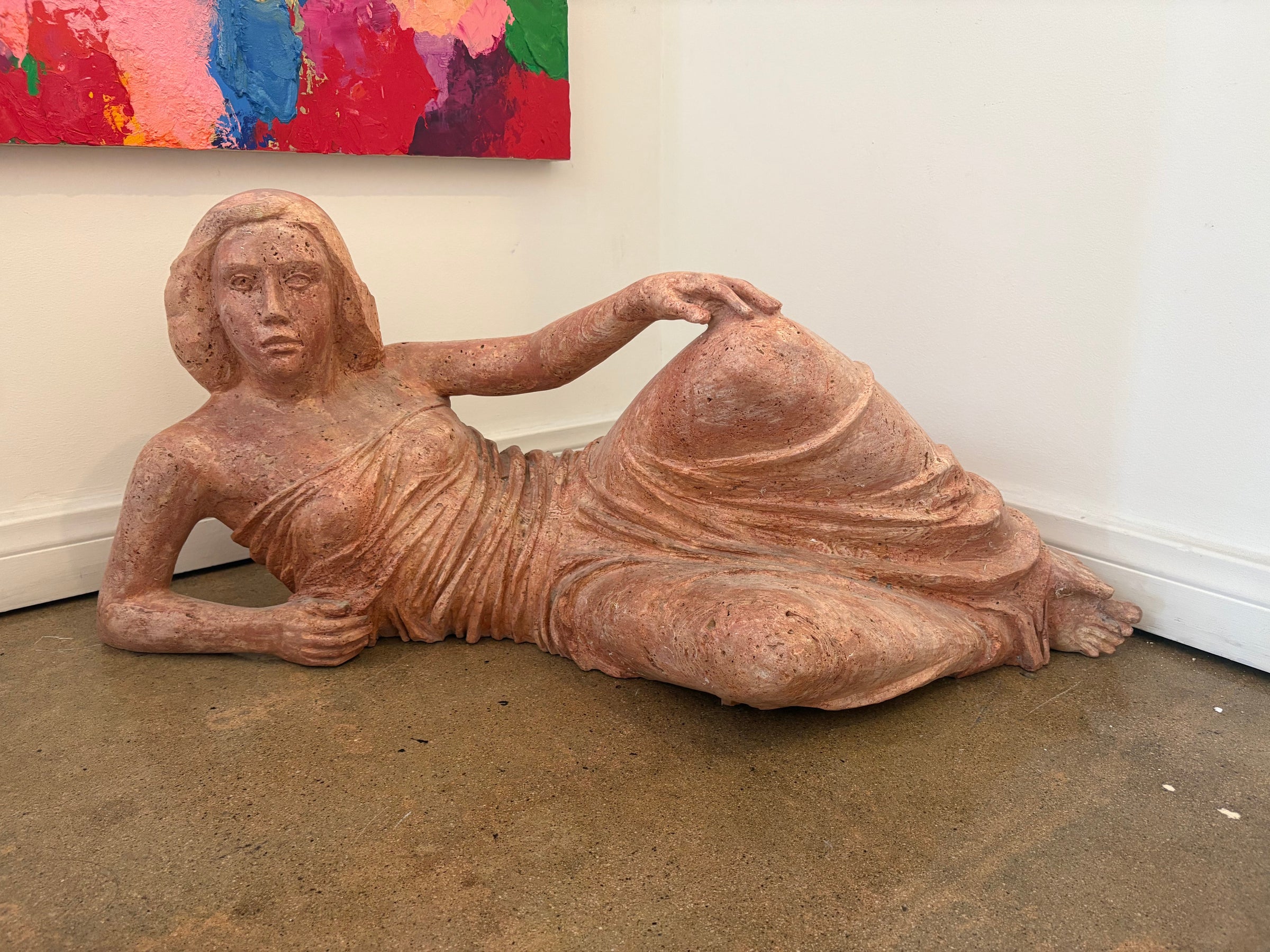 Marton Varo - Reclining Figure (sculpture) - Ethos Arts Inc.