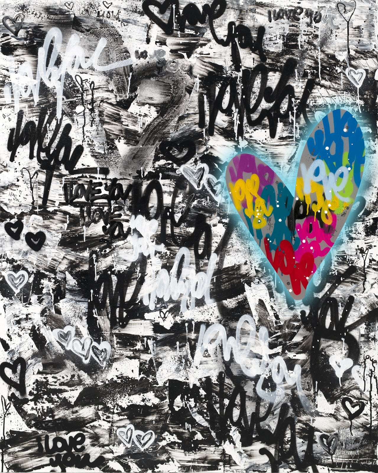 Amber Goldhammer - Ride Or Die Love Connection,2025 (Painting) - Ethos Arts Inc.