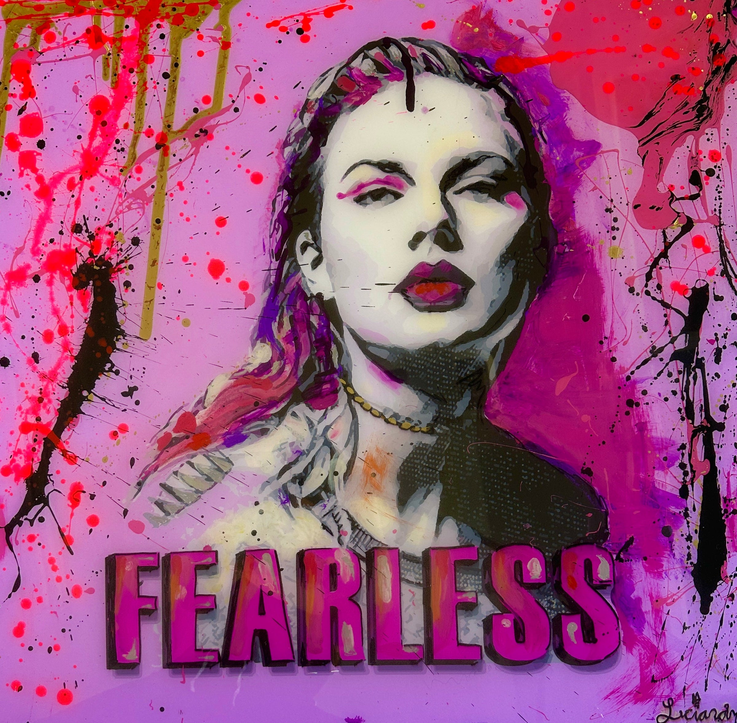 Luciana Caporaso - TAYLOR - FEARLESS, 2023 (Painting) - Ethos Arts Inc.