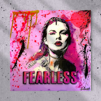 Luciana Caporaso - TAYLOR - FEARLESS, 2023 (Painting) - Ethos Arts Inc.