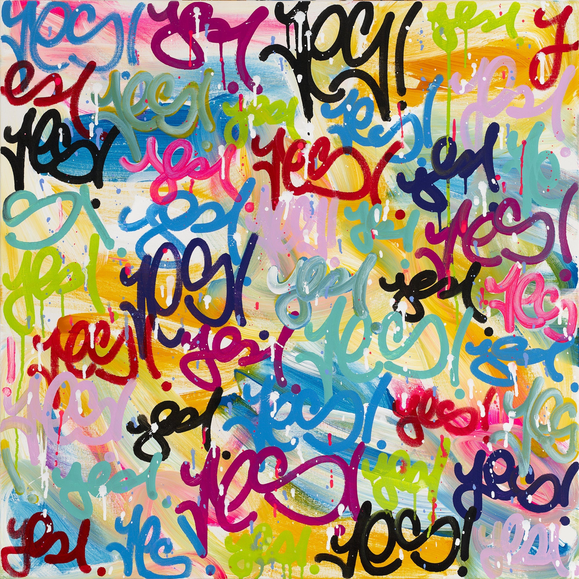 Amber Goldhammer - Why Yes, Yes I Do, 2025 (Painting) - Ethos Arts Inc.