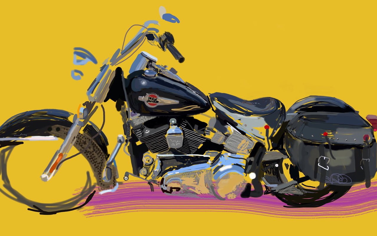 Sherry Pollack Walker - Harley (Painting) - Ethos Arts Inc.