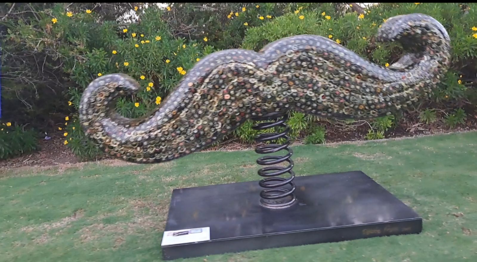 Dakota Pratt - Mustache (sculpture) - Ethos Arts Inc.