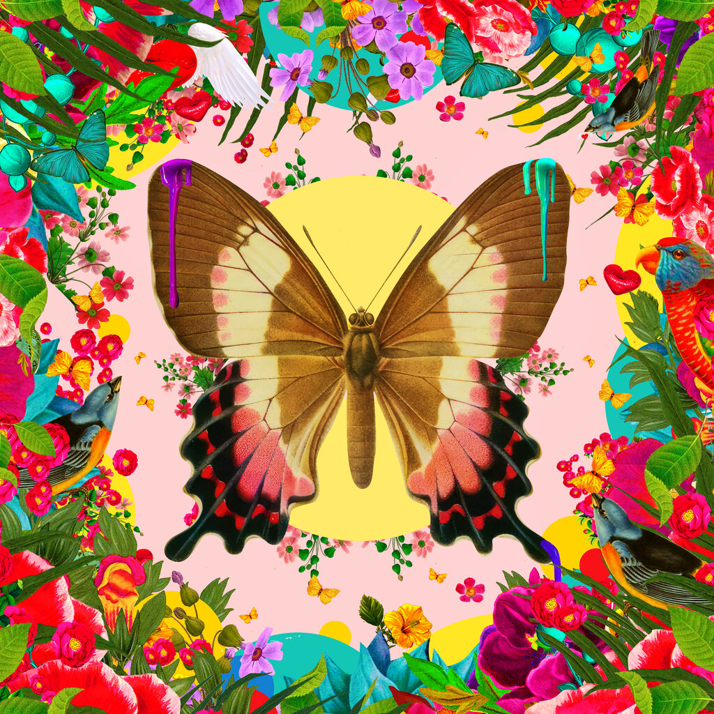 David Krovblit - Butterfly Moon III, 2025 (Painting) - Ethos Arts Inc.