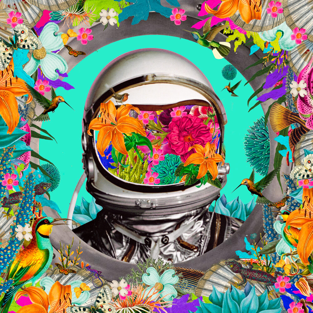 David Krovblit - Porthole - Astro Head(Diptych) (Painting) - Ethos Arts Inc.