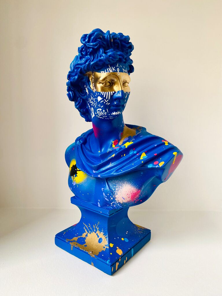 RS Artist- Big Bang Antik Bust (Painting) - Ethos Arts Inc.