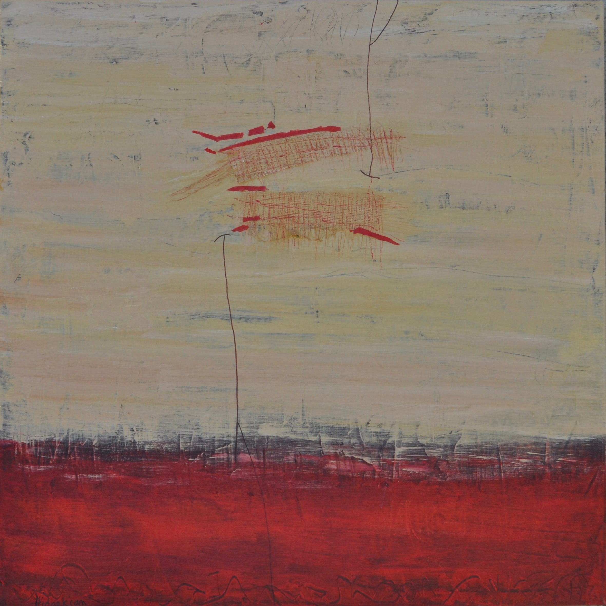 Peggy Hinaekian - Random Thoughts (Painting) - Ethos Arts Inc.