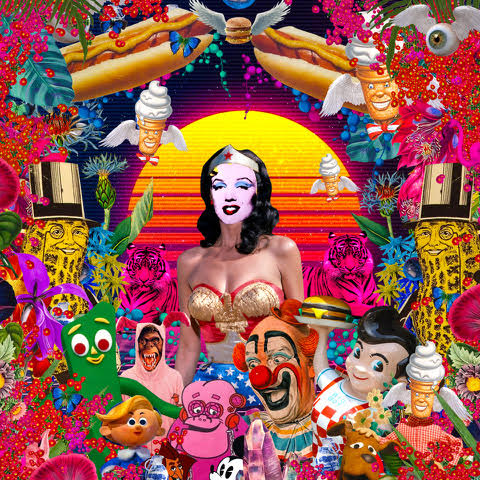 David Krovblit - Pink Tigers (Painting) - Ethos Arts Inc.