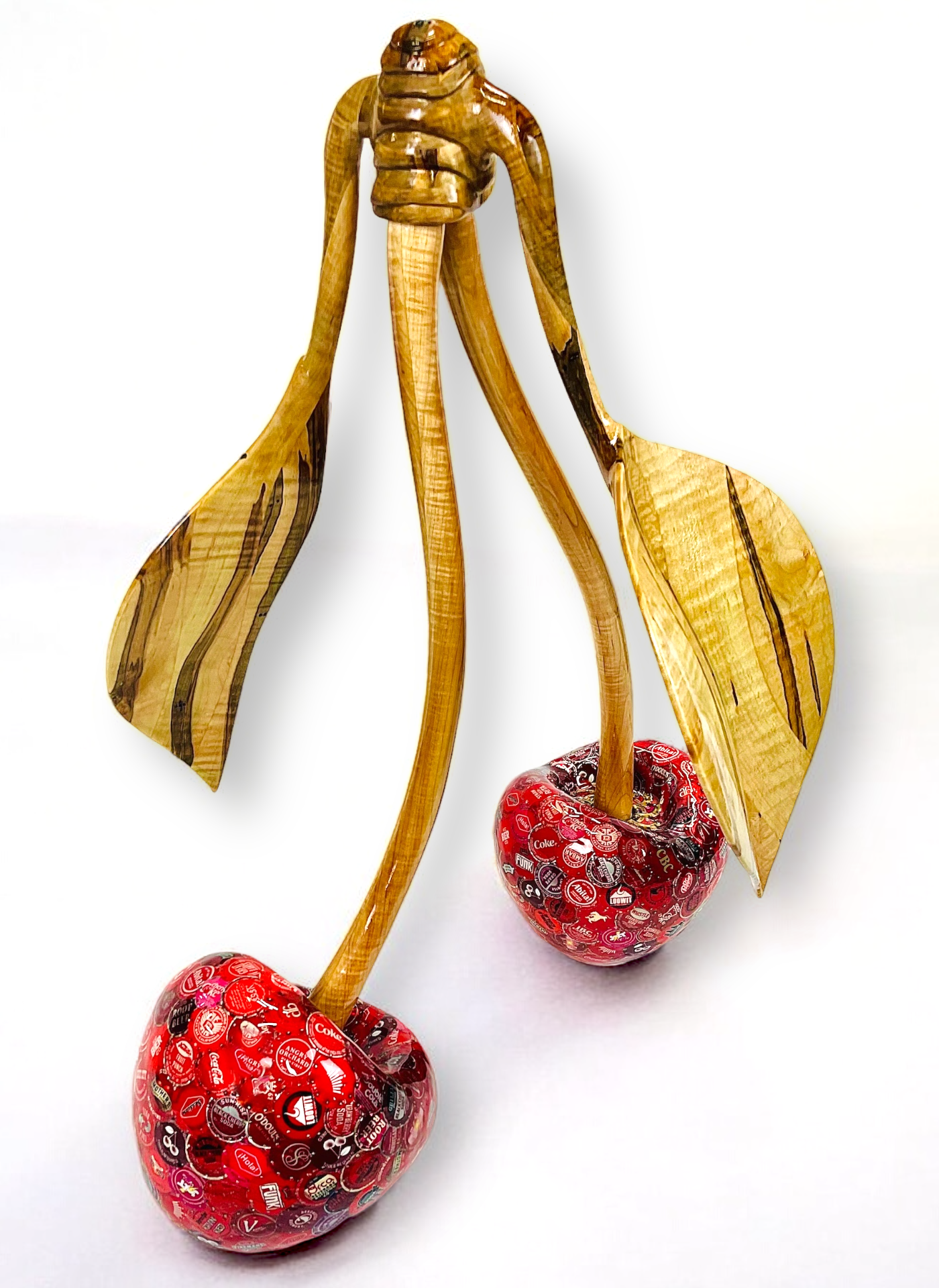 Dakota Pratt- Double Leaf Cherries, 2025 (sculpture) - Ethos Arts Inc.