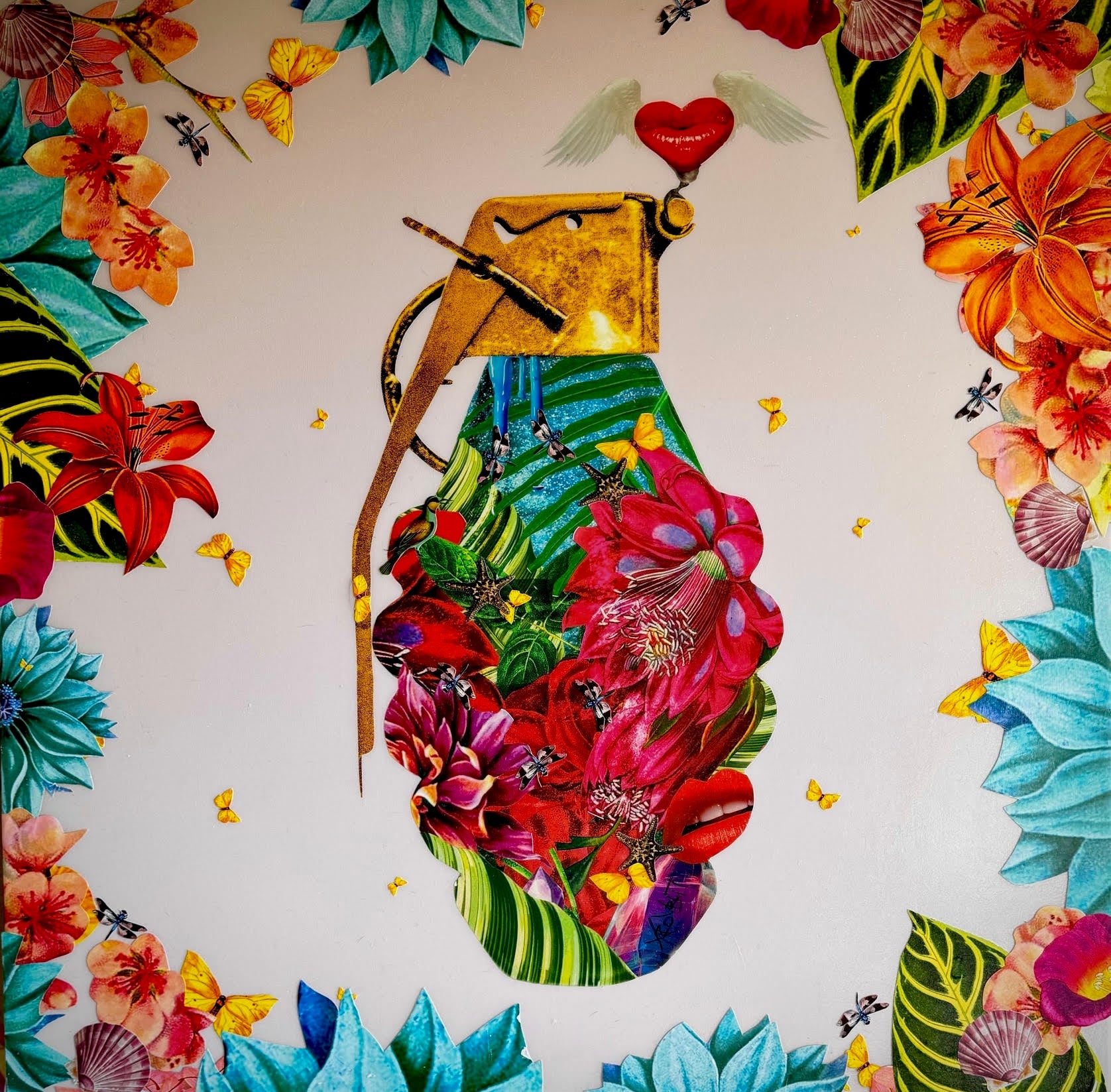David Krovblit - PARADISE GRENADE, 2024 (Painting) - Ethos Arts Inc.
