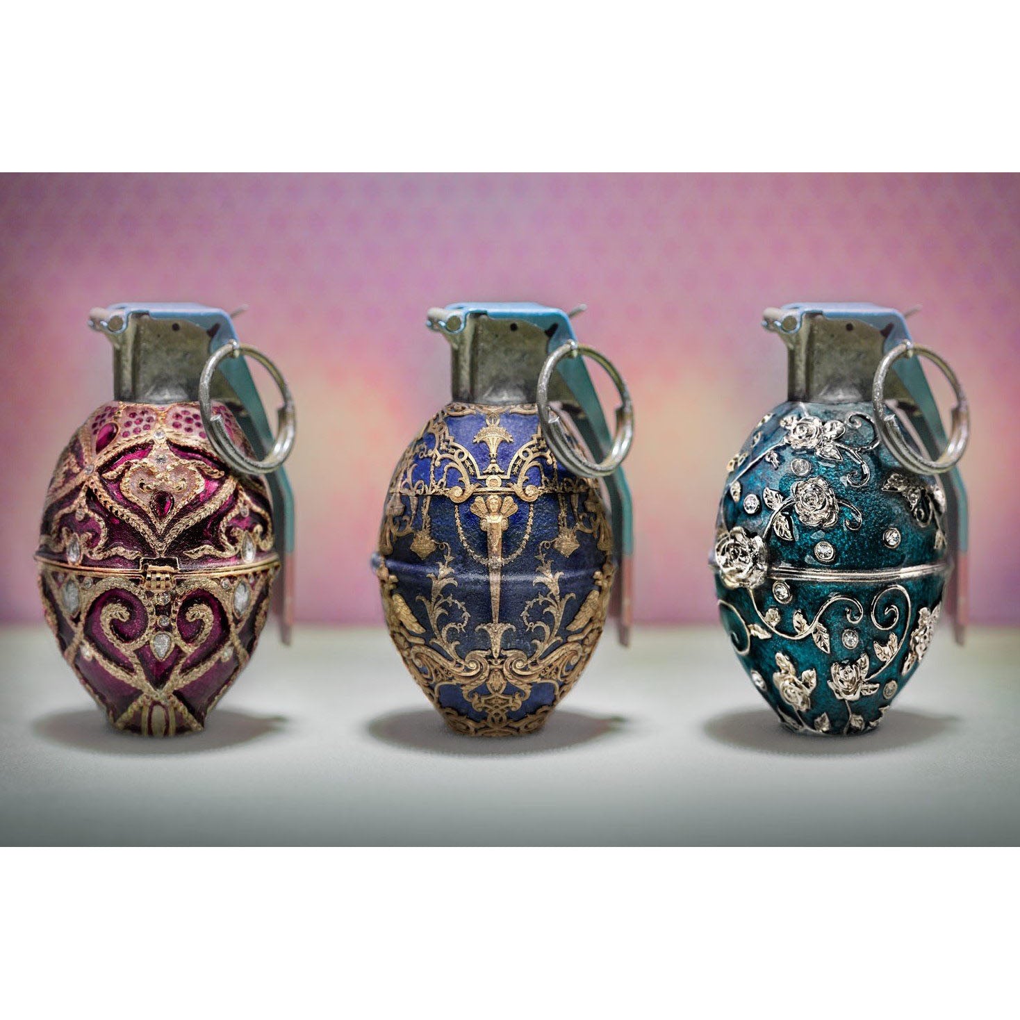David Krovblit - Faberge Grenades Trio (Photography Print) - Ethos Arts Inc.