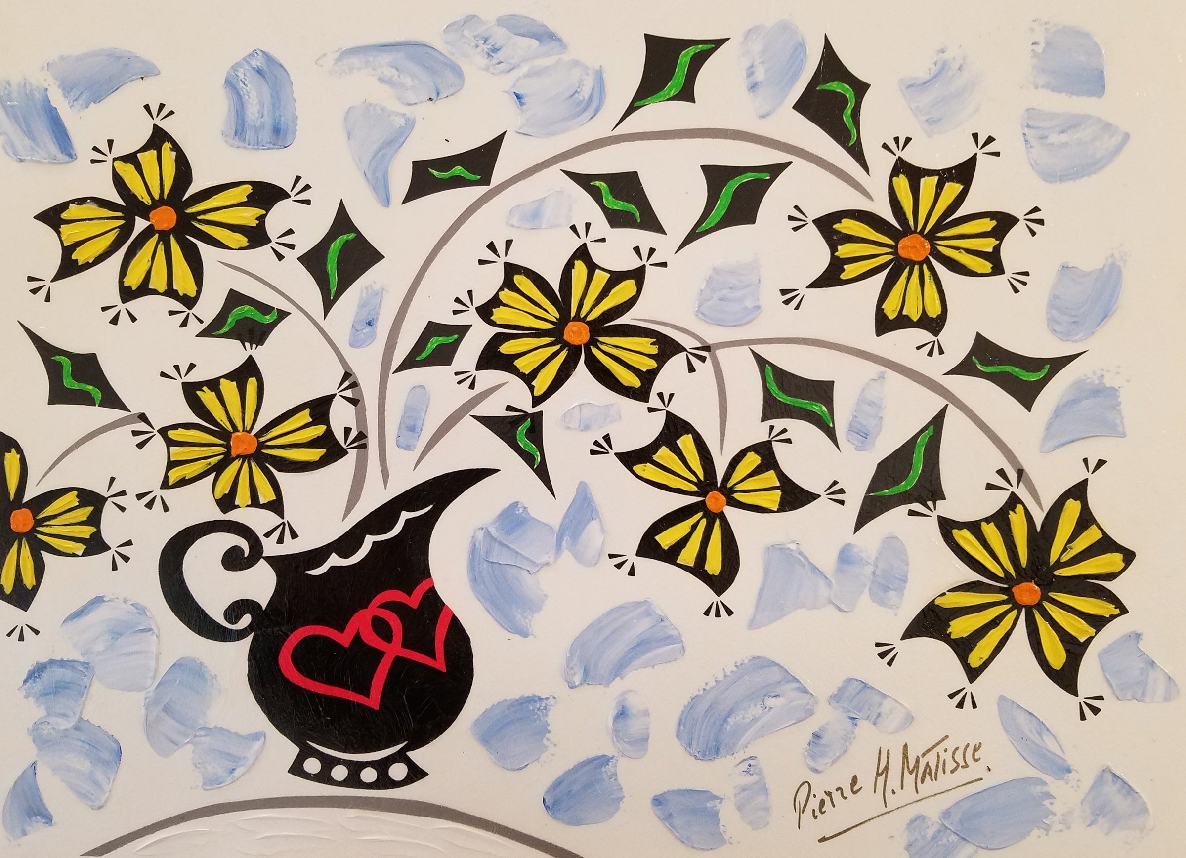Pierre Henri Matisse - Pitcher Perfect (Painting) - Ethos Arts Inc.