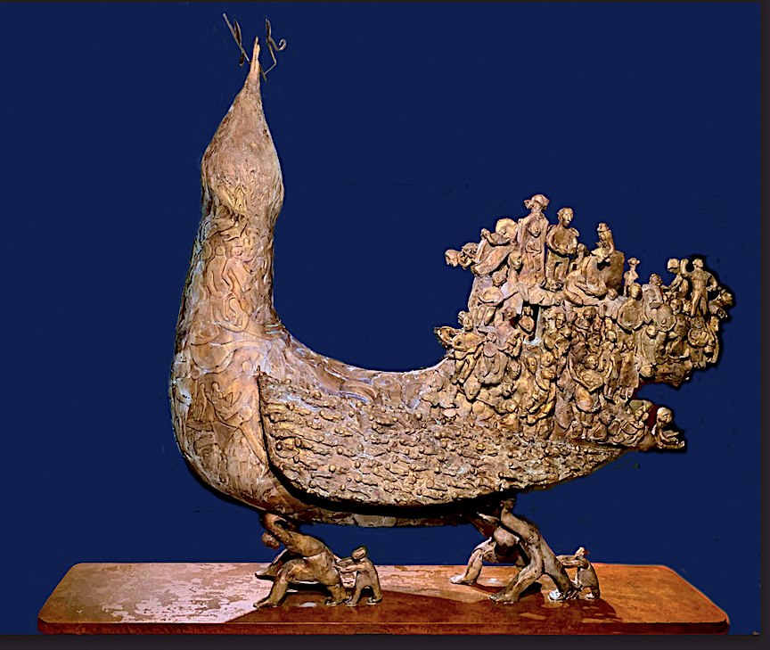 Orlando Agudelo-Botero - The Dove of Peace (Sculpture) - Ethos Arts Inc.