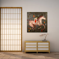 Orlando Agudelo-Botero - Tempo, Prestissimo (Painting) - Ethos Arts Inc.