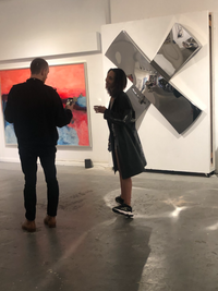 Michael Shewmaker- eXe (Wall sculpture) - Ethos Arts Inc.
