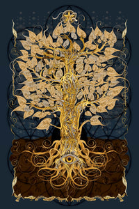 JT Burke - Beautiful Tree of Wisdom (Digital Print) - Ethos Arts Inc.