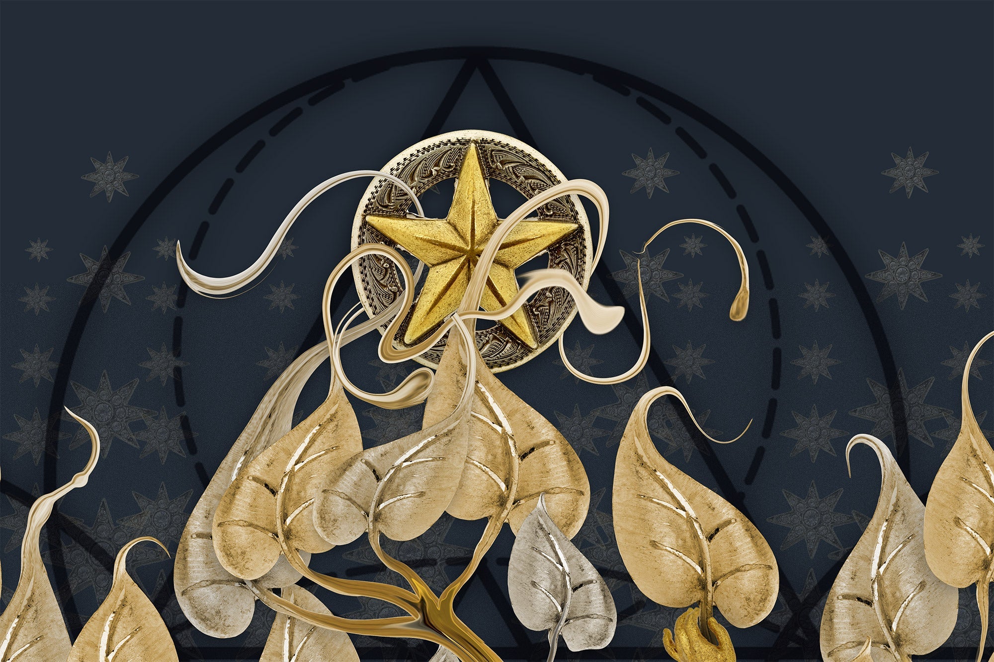 JT Burke - Beautiful Tree of Wisdom (Digital Print) - Ethos Arts Inc.
