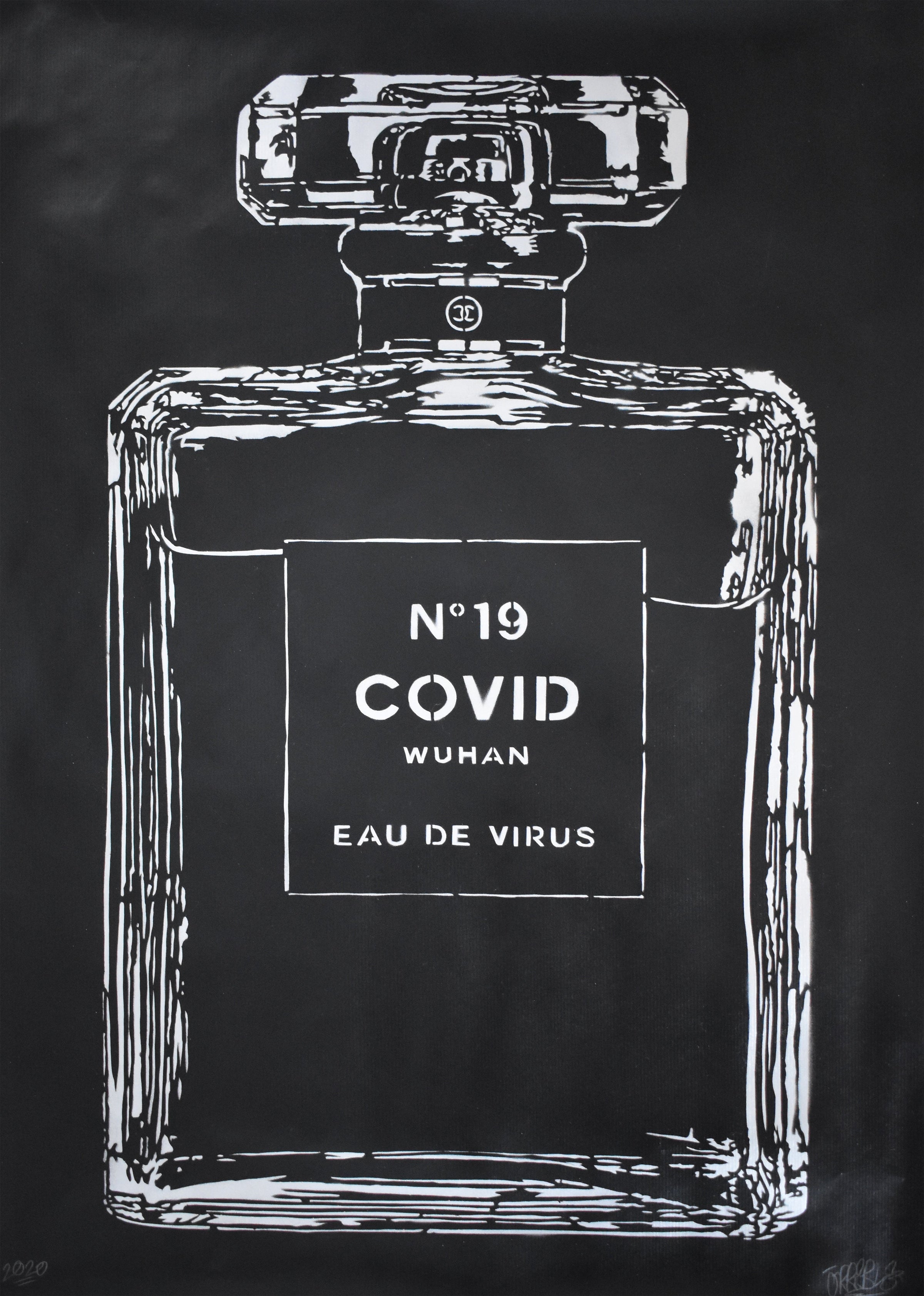 Orrible- Eau de Virus (Chrome on Black) () - Ethos Arts Inc.