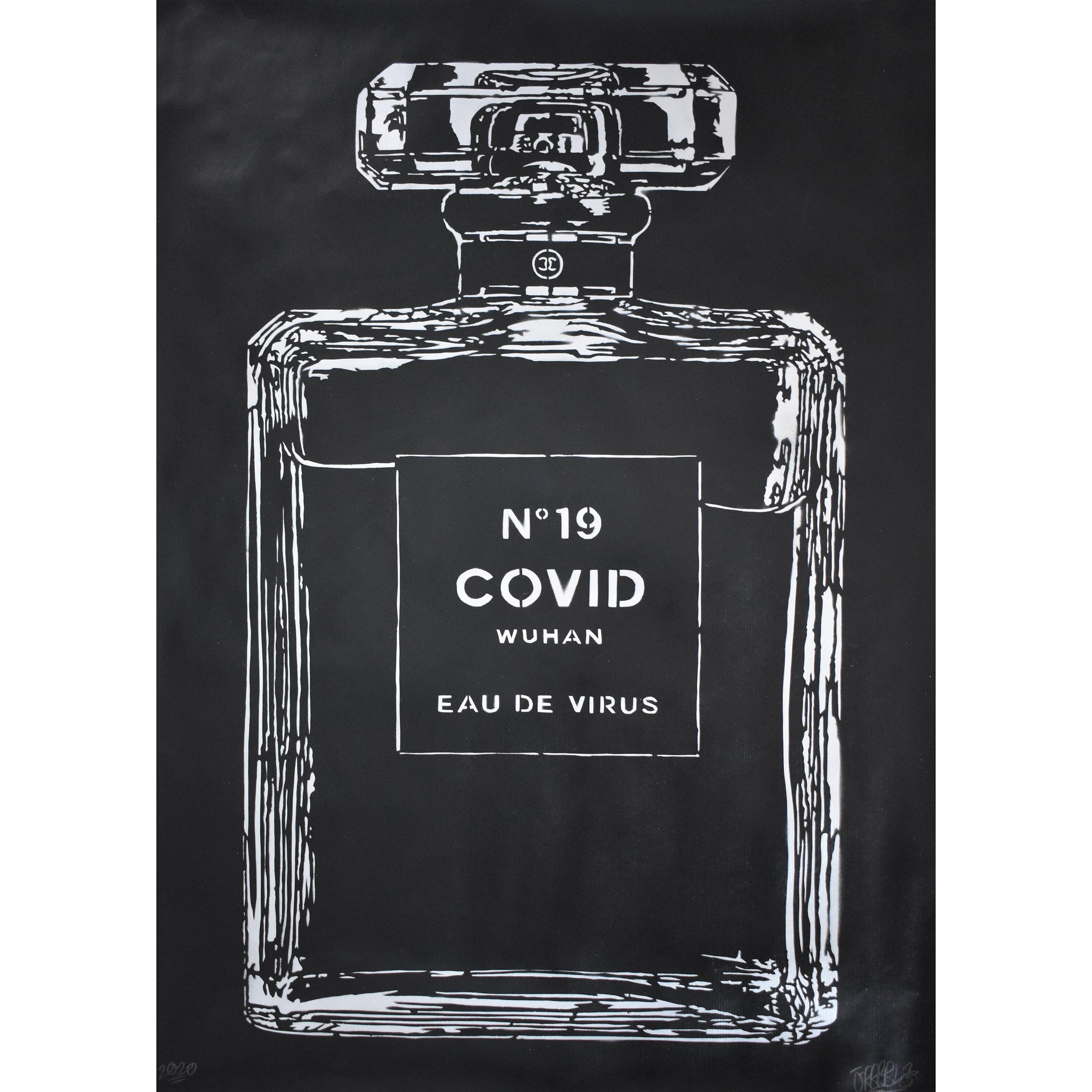 Orrible- Eau de Virus (Chrome on Black) () - Ethos Arts Inc.