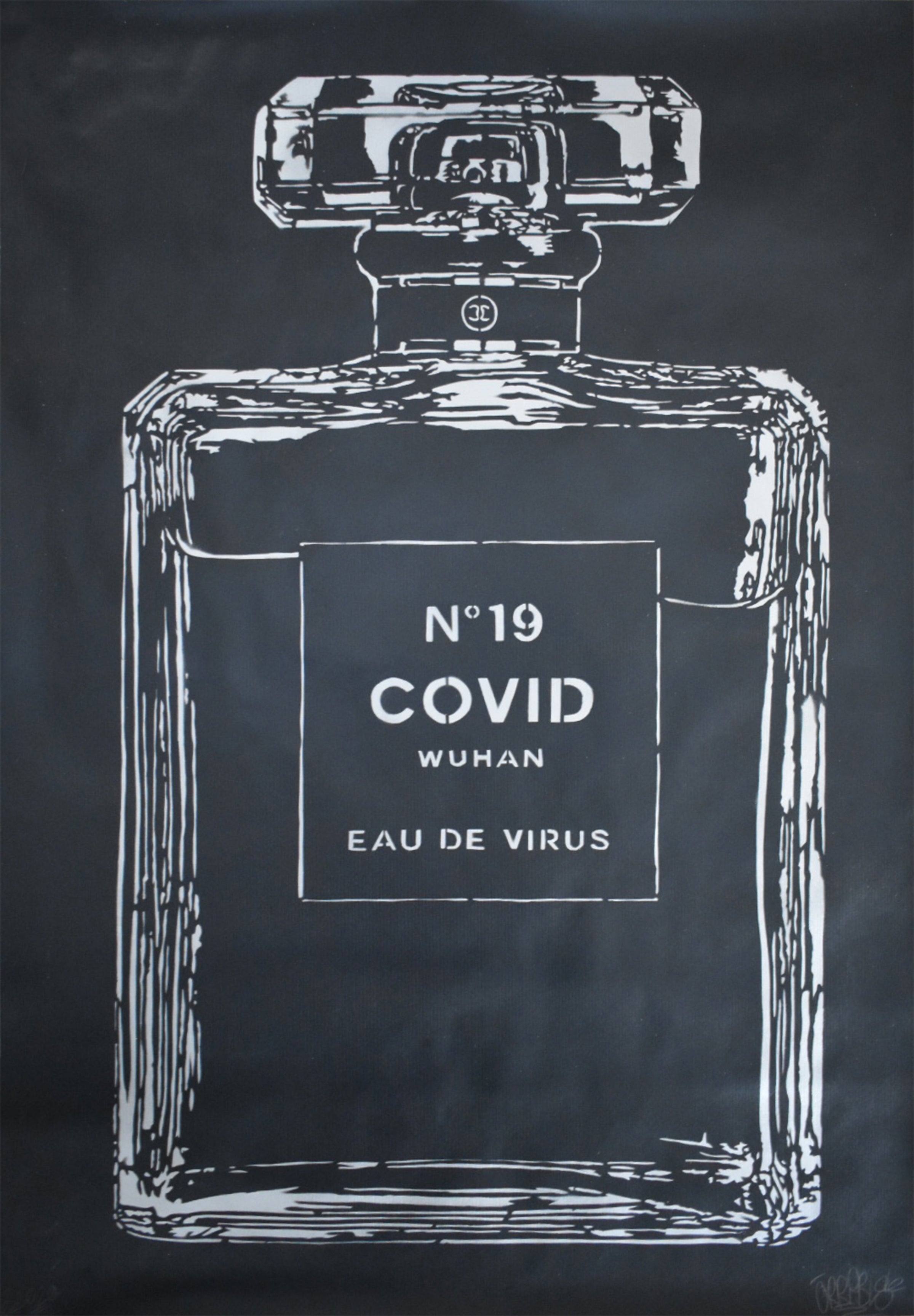 Orrible- Eau de Virus (Chrome on Anthracite) () - Ethos Arts Inc.