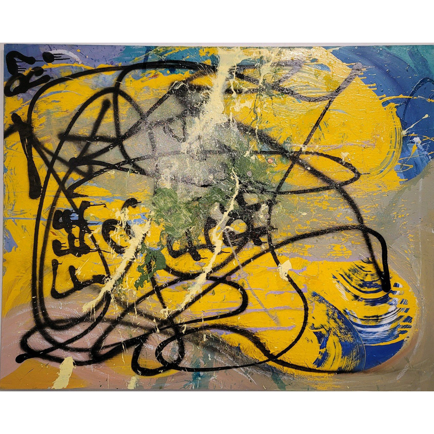 BK Ireland - Fleeing (Painting) - Ethos Arts Inc.