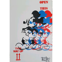 Artlord- Glitch Mickey #1 (Painting) - Ethos Arts Inc.