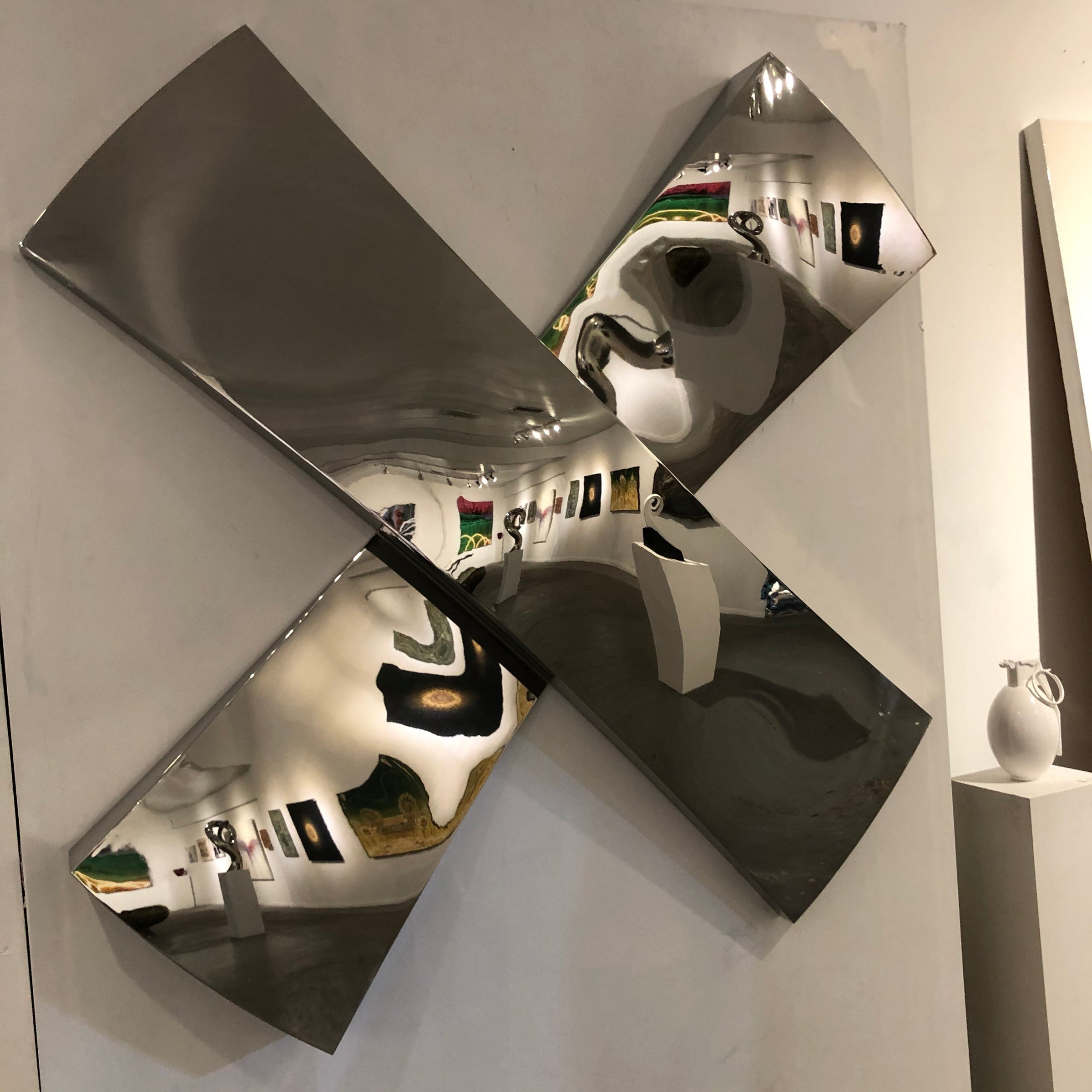 Michael Shewmaker- eXe (Wall sculpture) - Ethos Arts Inc.